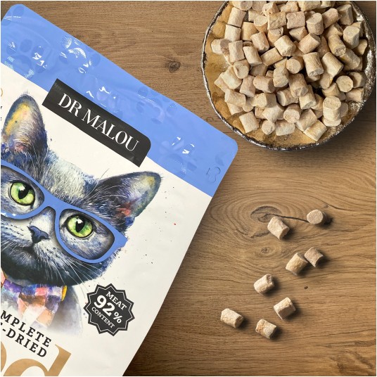 Kaczka z jagnięcią 1000g -KOT KARMA- Adult Cats liofilizowana karma pełnoporcjowa