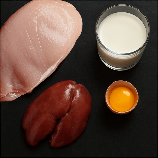 Kitten -kurczak z kozim mlekiem i żółtkiem 500 g-KOT-karma liofilizowana pełnoporcjowa