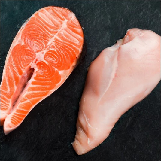 Kurczak z łososiem 500G - KOT KARMA-Adult Cats liofilizowana karma pełnoporcjowa