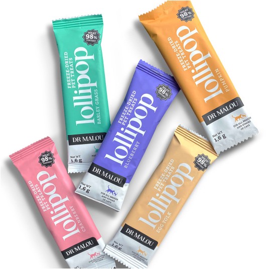 Lizaki liofilizowane mięsne dla kotów - mix smaków 25g ( 15 szt )