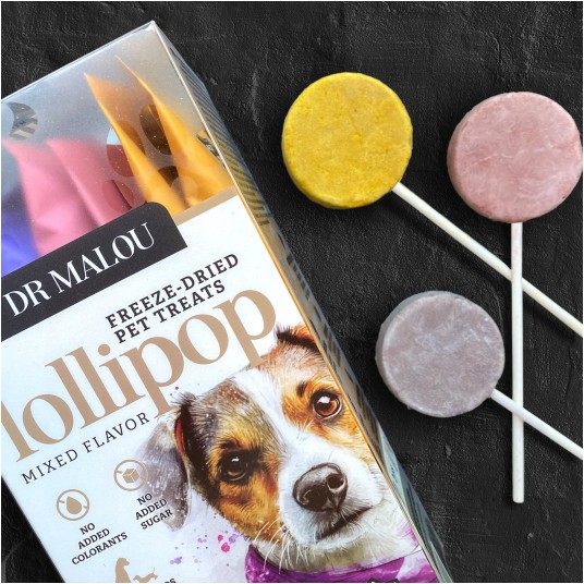 Lizaki liofilizowane mięsne dla psów - mix smaków 48g ( 6 szt )