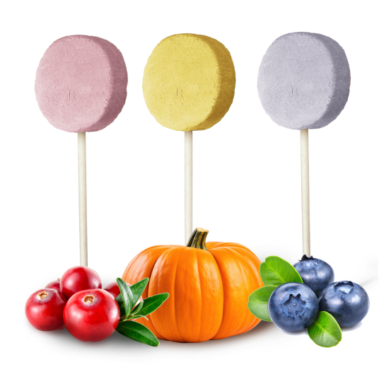 Lizaki liofilizowane mięsne dla psów - mix smaków 48g ( 6 szt )