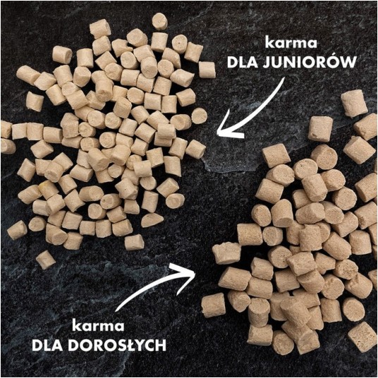Puppies-Kaczka z mlekiem kozim i żółtkiem 500 g -PIES-liofilizowana karma pełnoporcjowa