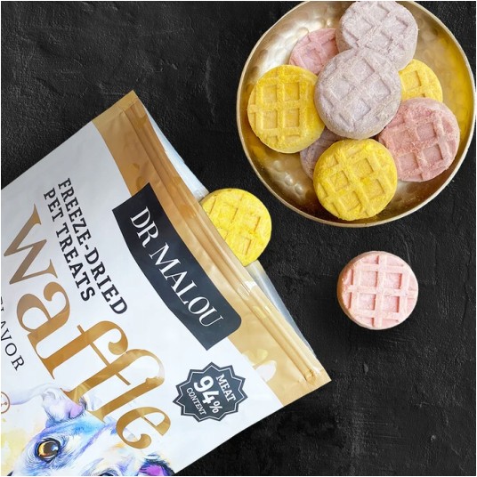 Wafle liofilizowane z mięsa kurczaka (mix smaków) 120 g