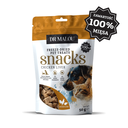 Wątroba kurza liofilizowana dla psów i kotów 50g