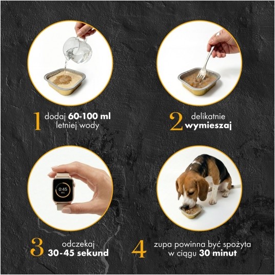 Zupka kaczka z żurawiną 10 szt.- pełnoporcjowa karma dla psa -zdjęcie numer 3