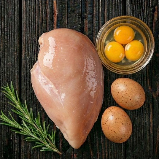 Zupka kurczak z żółtkiem jajka 10 szt. - pełnoporcjowa karma dla kotów -zdjęcie numer 8