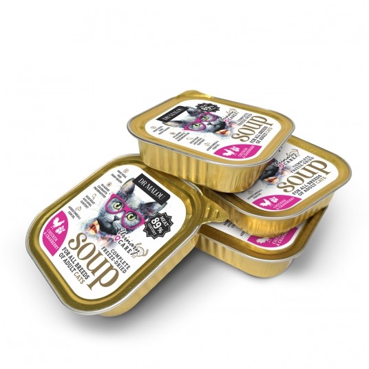 Zupka kurczak z żurawiną 10 szt. - pełnoporcjowa karma dla kotów -zdjęcie numer 5