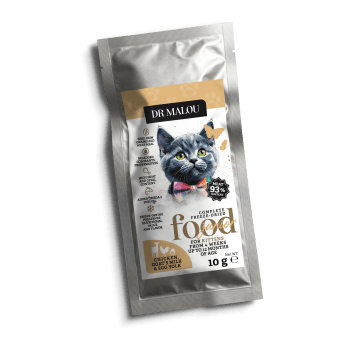 Kitten -kurczak z kozim mlekiem i żółtkiem 10g- KOT-karma liofilizowana pełnoporcjowa