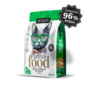 Kurczak z łososiem 500G - KOT KARMA-Adult Cats liofilizowana karma pełnoporcjowa